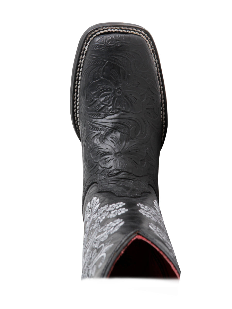Bota Vaquera Rodeo el General - Printed Negro 44636