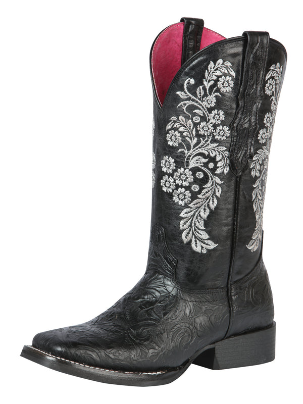 Bota Vaquera Rodeo el General - Printed Negro 44636
