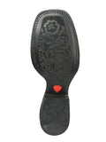 Bota Vaquera Rodeo Mujer El General Piel Crazy Bovino Tabaco - Modelo 44643
