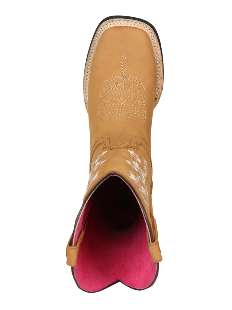 Bota Vaquera de Mujer El General Rodeo en Piel Nobuck 44644