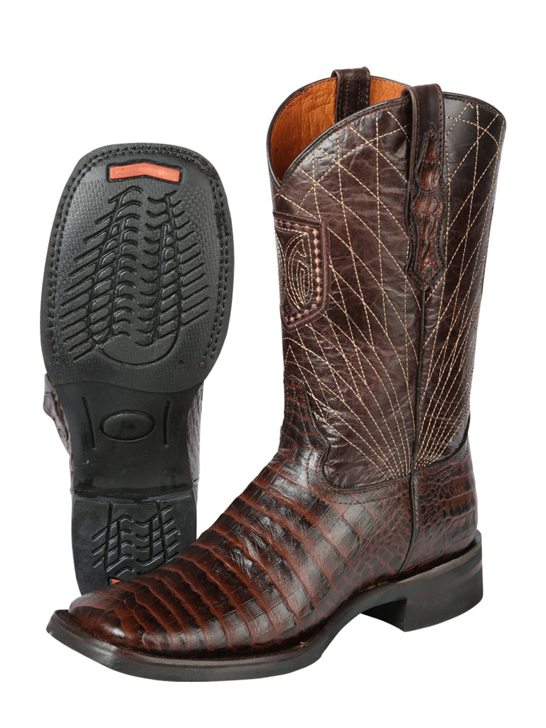 Bota Vaquera de Hombre El General Rodeo en Piel Color Café 44672