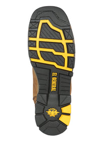 el General Caballero Bota de Trabajo - Loco Piel - Mantequilla 44686