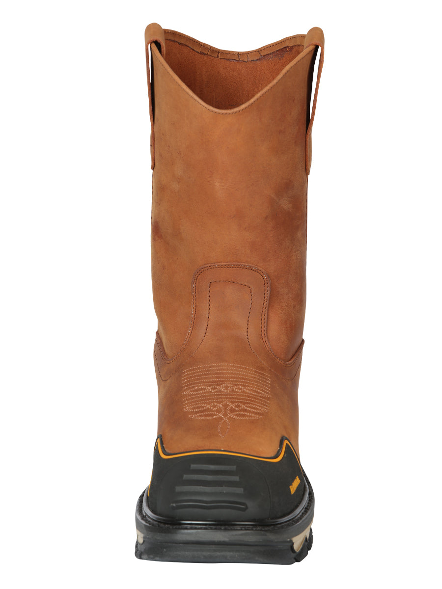 Botín Vaquero de Hombre El General Trabajo en Piel Crazy 44689