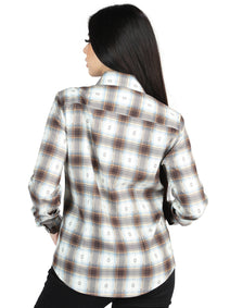 el General - Casual Long - Sleeve Camisa - Café/sand 44717