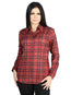 el General - Casual Long - Sleeve Camisa - Rojo 44722