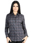 el General - Casual Long - Sleeve Camisa - Gris/café 44725