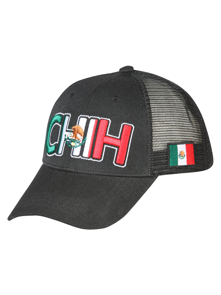 Sombrero Vaquero de Hombre El General CB/CHIH en Tela Color Negro 44786