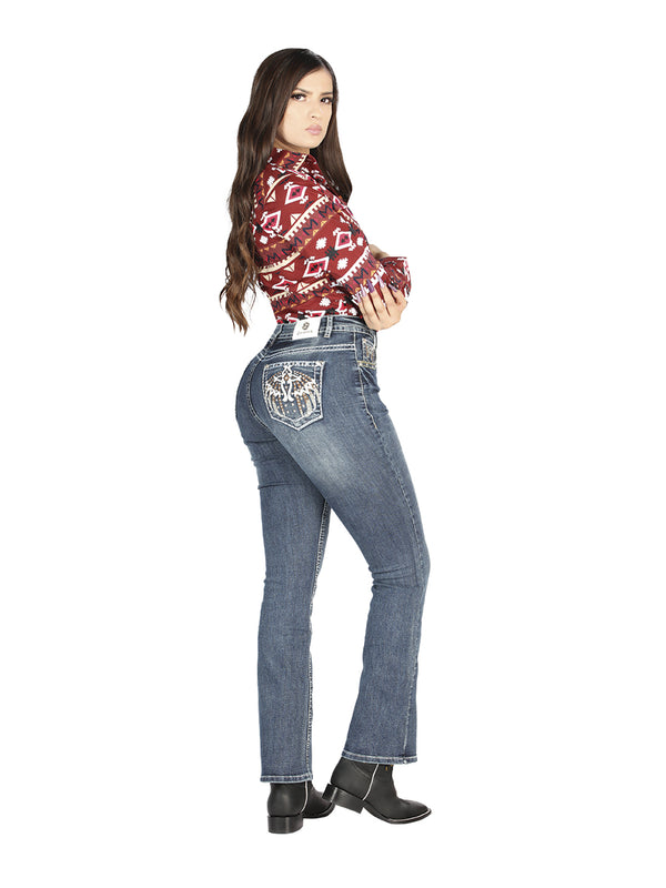 Pantalón de Mezclilla de Mujer Centenario en Mezclilla Color Azul 44820
