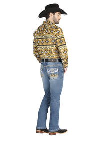 Pantalon Centenario Zd-1003 Mezclilla Azul Claro 44839