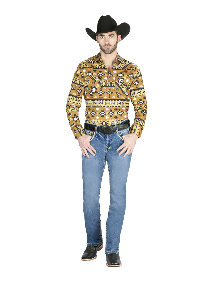 Pantalón de Mezclilla de Hombre Centenario ZD-1003 en Mezclilla Color Azul Claro 44839