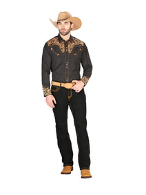 Pantalon Centenario Zd-1005 Mezclilla Negro 44843