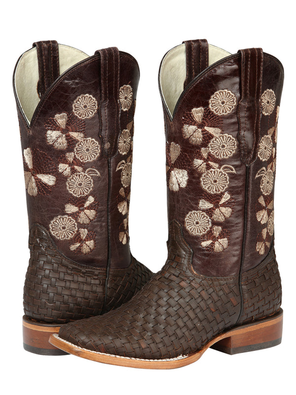 el General Dama Rodeo Botas Petatillo - Café 44855