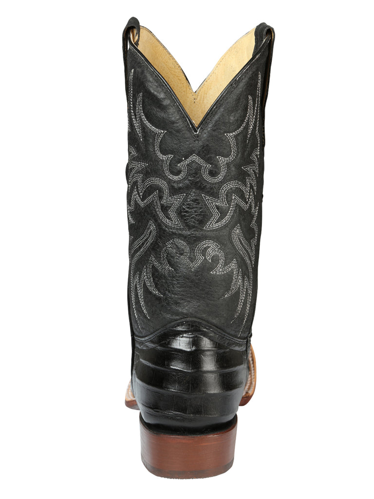 Bota Vaquera de Hombre El Señor de los Cielos Rodeo en Piel Color Negro 44938