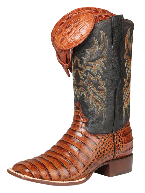 el General Rodeo - Printed Alligator Piel Botas - Cogñac 44939