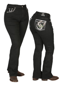 Dama Negro Centenario Pantalón de Mezclilla 44956