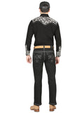 Pantalón de Mezclilla de Hombre Centenario Bootcut en Mezclilla Color Negro 44964