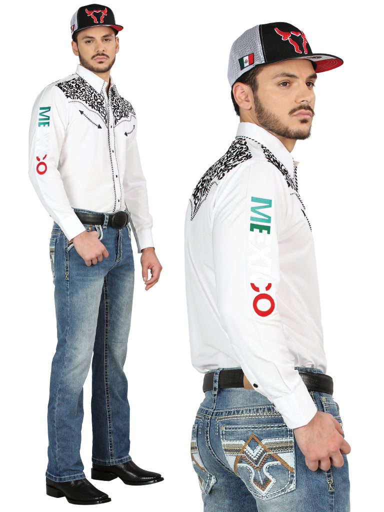 Pantalón de Mezclilla de Hombre Centenario Bootcut en Mezclilla Color Azul 44965
