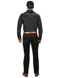 Pantalón de Mezclilla de Hombre Centenario Bootcut en Mezclilla Color Negro 44966