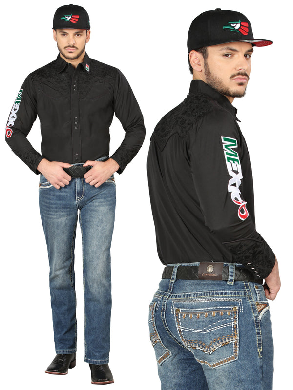 Pantalón de Mezclilla de Hombre Centenario Bootcut en Mezclilla Color Azul 44967