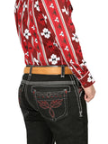 Pantalón de Mezclilla de Hombre Centenario Bootcut en Mezclilla Color Negro 44968