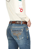 Pantalón de Mezclilla de Hombre Centenario Bootcut en Mezclilla Color Azul 44969