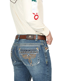 Centenario Bootcut Mezclilla Pantalón de Mezclilla - Oscuro Azul 44969