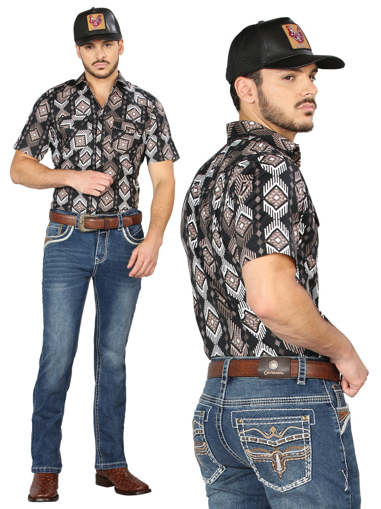 Pantalón de Mezclilla de Hombre Centenario Bootcut en Mezclilla Color Azul 44970