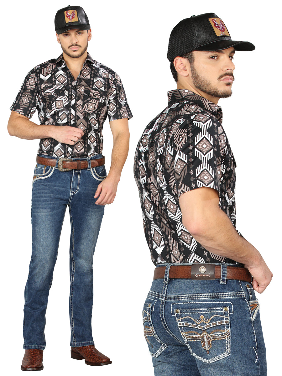 Pantalón de Mezclilla de Hombre Centenario Bootcut en Mezclilla Color Azul 44970