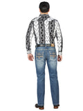 Pantalón de Mezclilla de Hombre Centenario Bootcut en Mezclilla Color Azul 44971