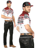 Pantalón de Mezclilla de Hombre Centenario Bootcut en Mezclilla Color Negro 44972