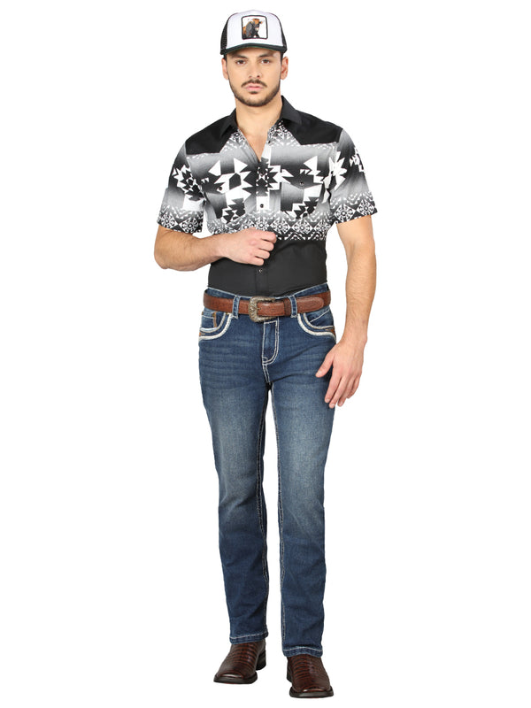 Pantalón de Mezclilla de Hombre Centenario Bootcut en Mezclilla Color Azul 44973