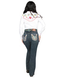 Pantalón de Mezclilla de Mujer Centenario Bootcut en Mezclilla Color Azul 45029
