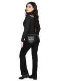 Pantalón de Mezclilla de Mujer Centenario Bootcut en Mezclilla Color Negro 45030