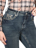 Pantalón de Mezclilla de Mujer Centenario Bootcut en Mezclilla Color Azul 45031