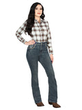 Pantalón de Mezclilla de Mujer Centenario Bootcut en Mezclilla Color Azul 45032