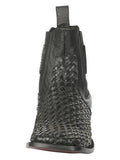 Botín Vaquero de Hombre El General Rodeo Tobillo en Tela Color Negro 45181