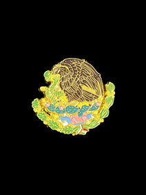 Pin El General Escudo Metal Tricolor 45232