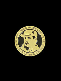 Pin El General El Chapo Metal Oro 45235