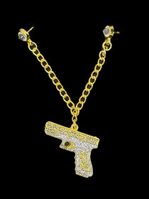 Pin El General Pistola Metal Negro 45242