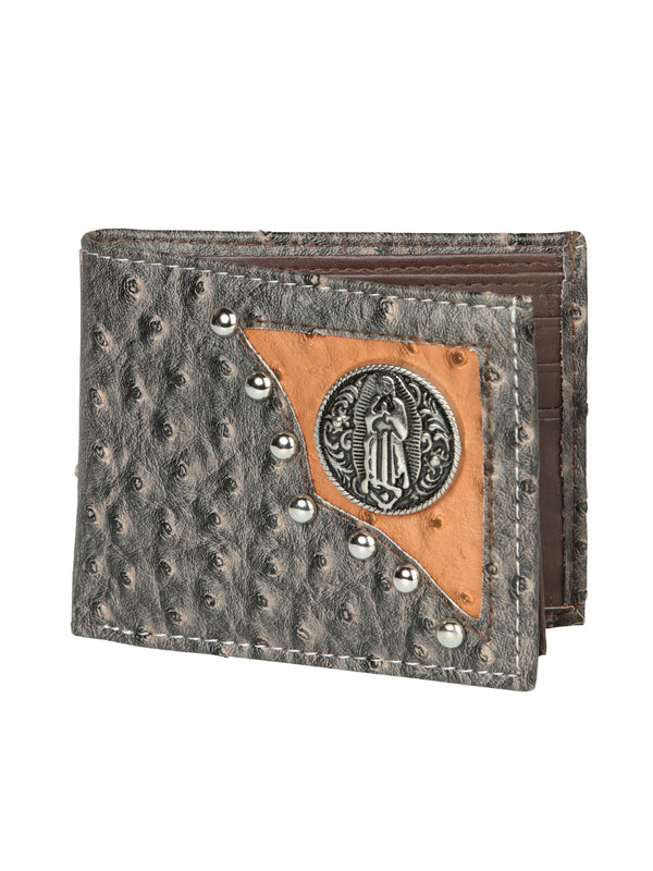 Cartera Imitacion El General Concho Piel Coco Negro 45273