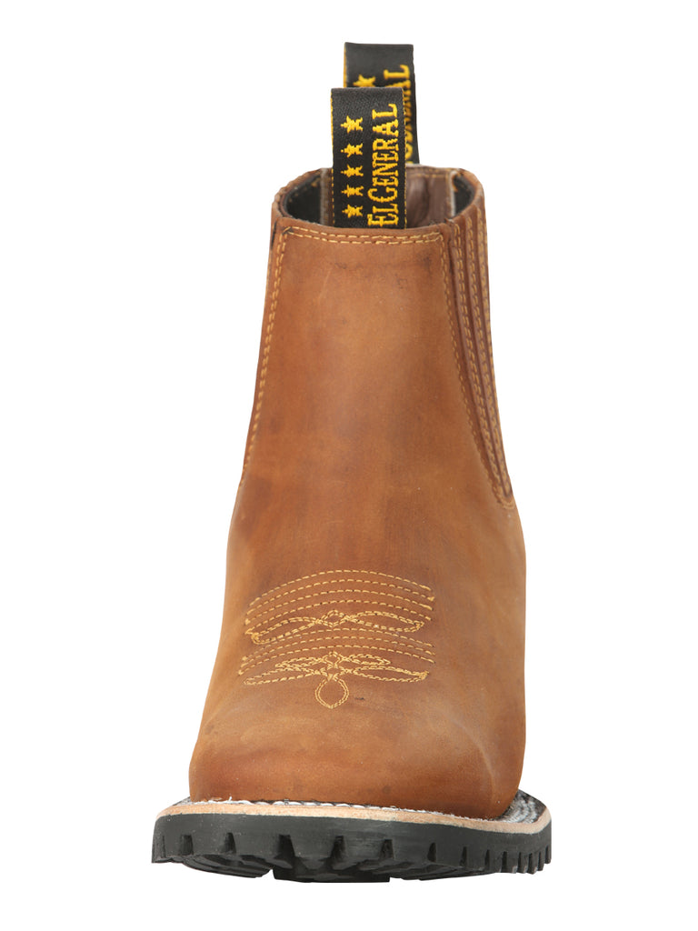 Botín Vaquero de Hombre El General Tobillo en Piel Crazy 45342