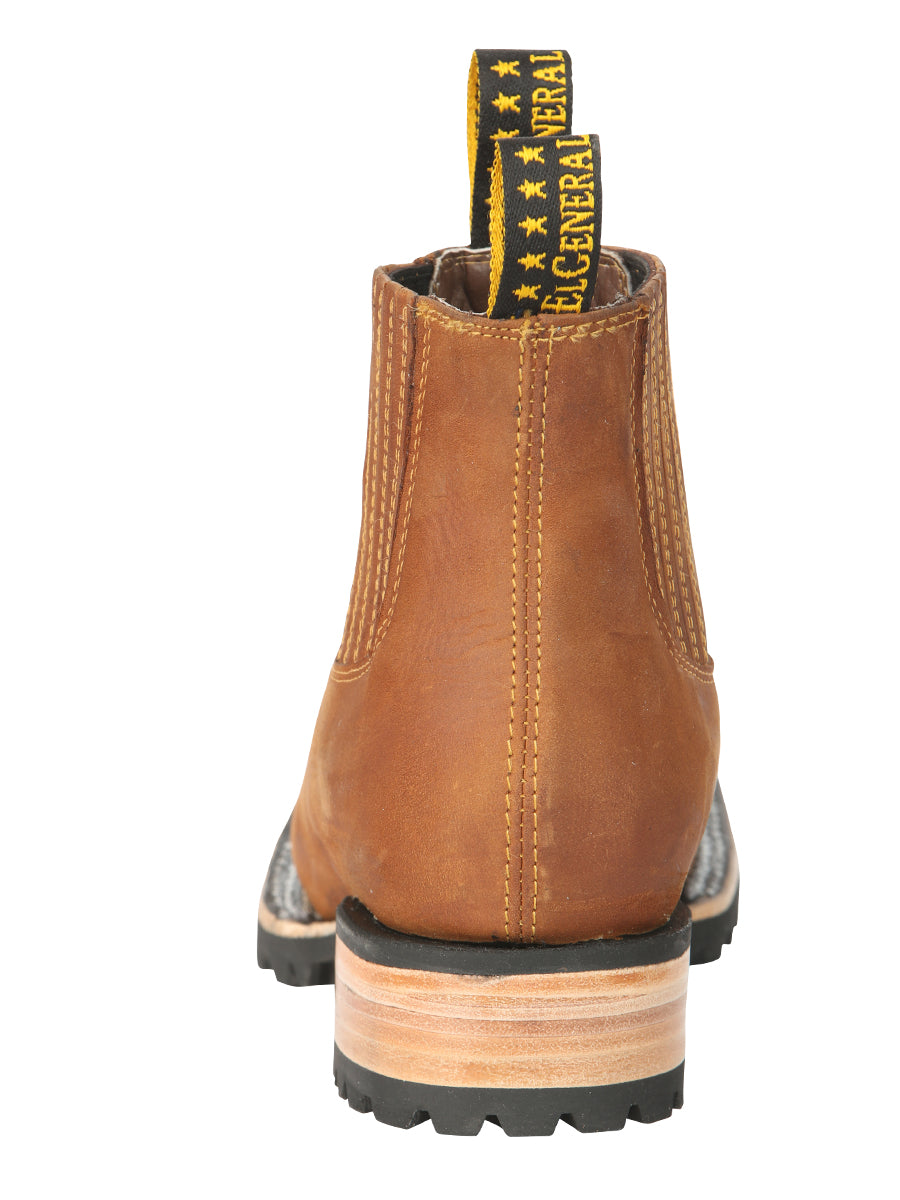 Botín Vaquero de Hombre El General Tobillo en Piel Crazy 45342