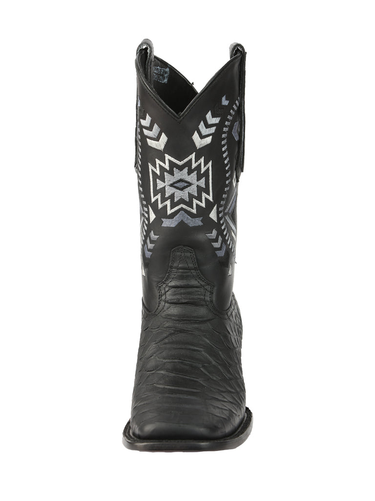 Bota Vaquera de Hombre El General Rodeo en Piel Color Negro 45398