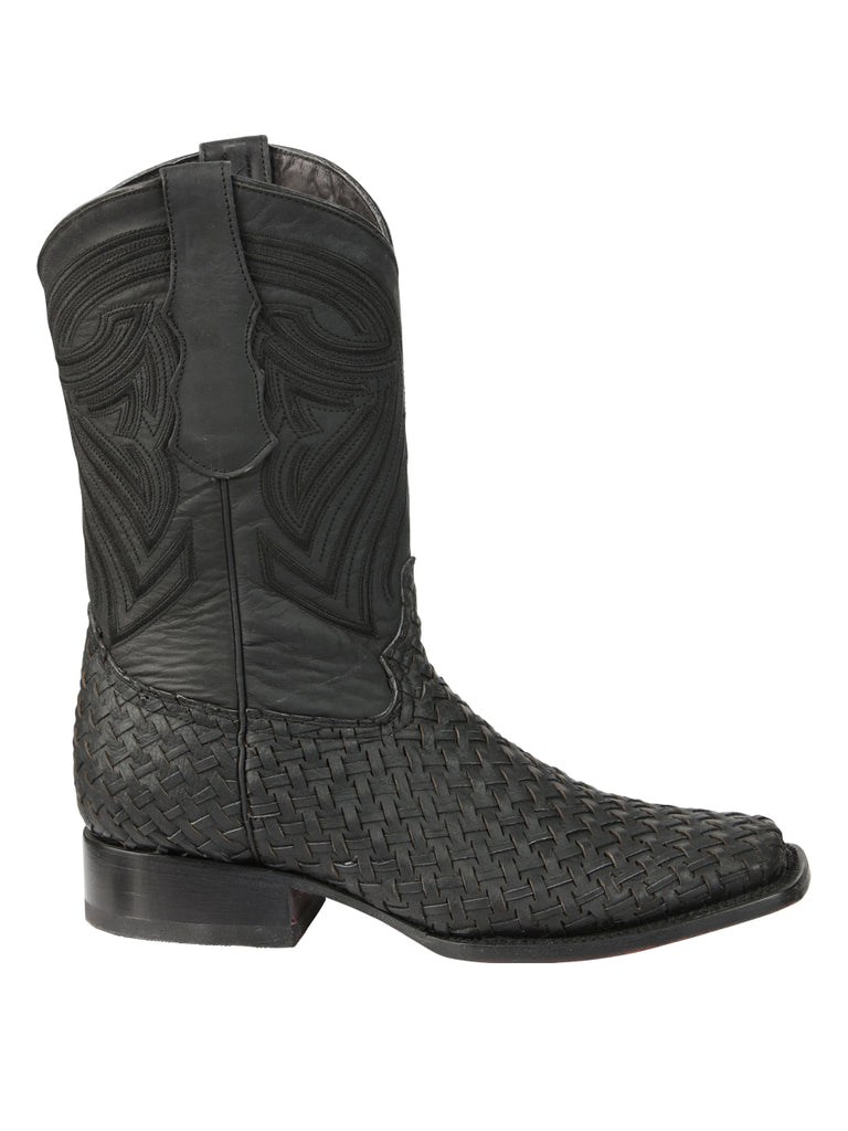 Bota Vaquera de Hombre El General Rodeo en Piel Color Negro 45400