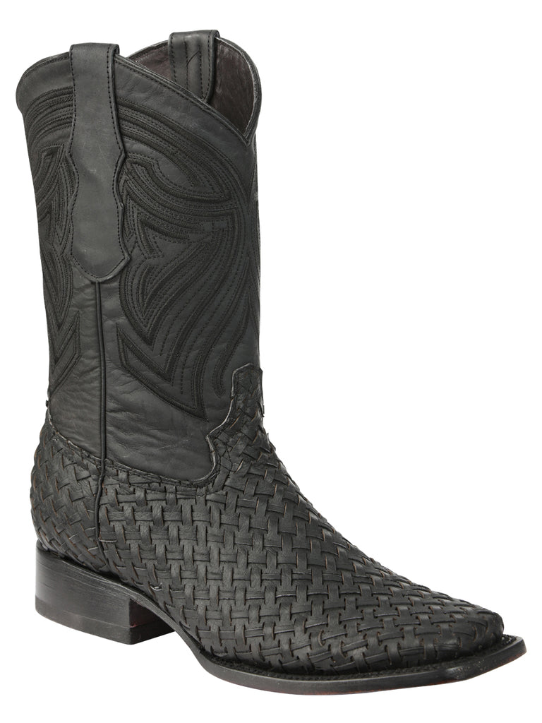 Bota Vaquera de Hombre El General Rodeo en Piel Color Negro 45400