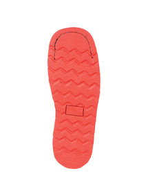 el General Caballero Tobillo Botas con Zipper - Negro/rojo Petatillo Piel 45402