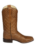 Bota Vaquera Rodeo Hombre El General Piel Bovino Petatillo Orix - Modelo 45439