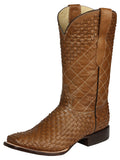 Bota Vaquera Rodeo Hombre El General Piel Bovino Petatillo Orix - Modelo 45439