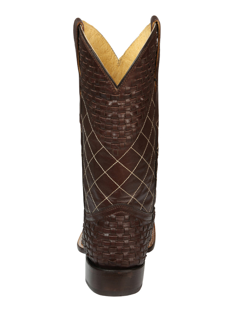 Bota Vaquera de Hombre El General Rodeo en Piel Color Café 45440