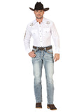 Pantalón de Mezclilla de Hombre Centenario en Mezclilla Color Azul Marino 45530